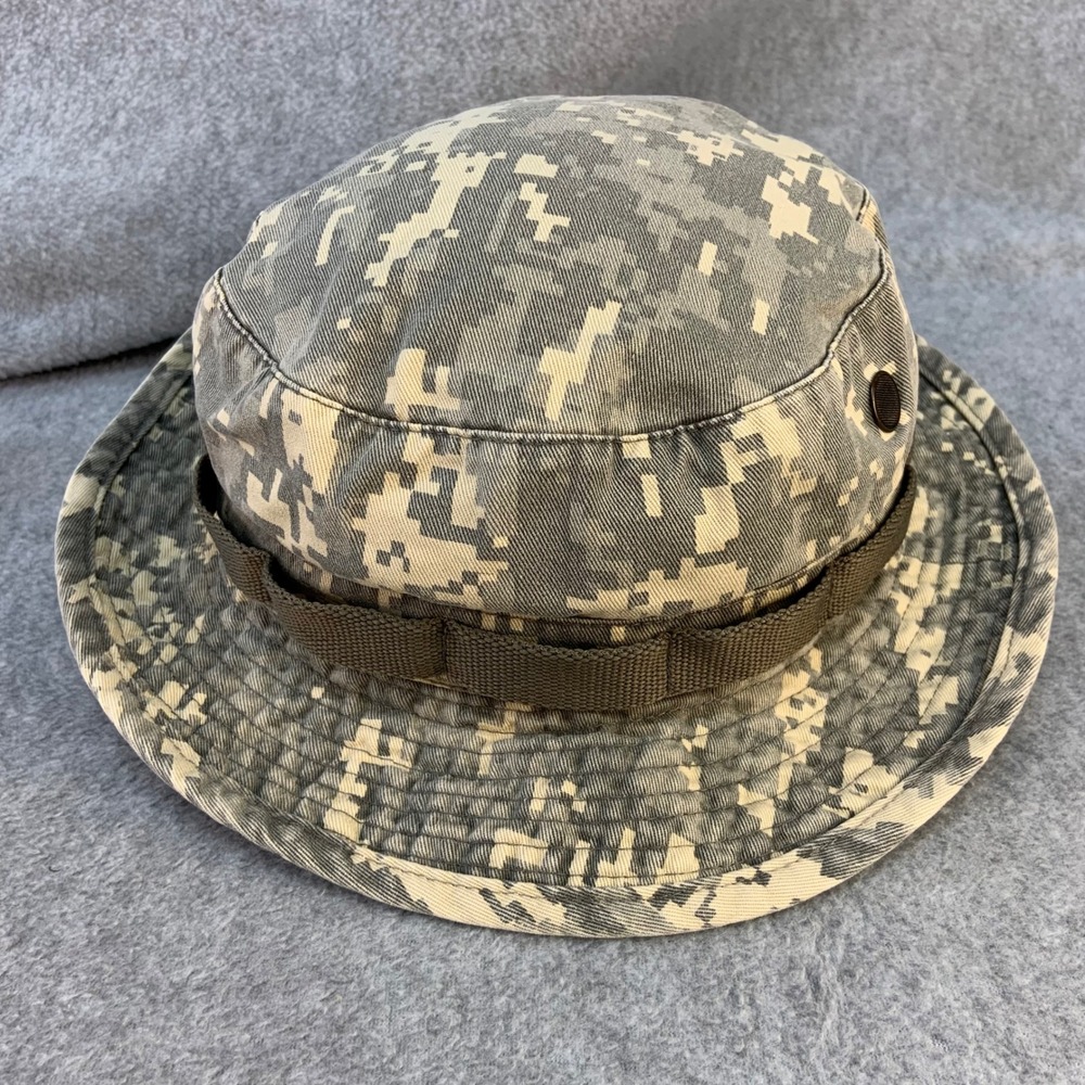 Digital Camo Mens Gray Rapid Dominance Boonie Hat Tactical Sun Bucket XL